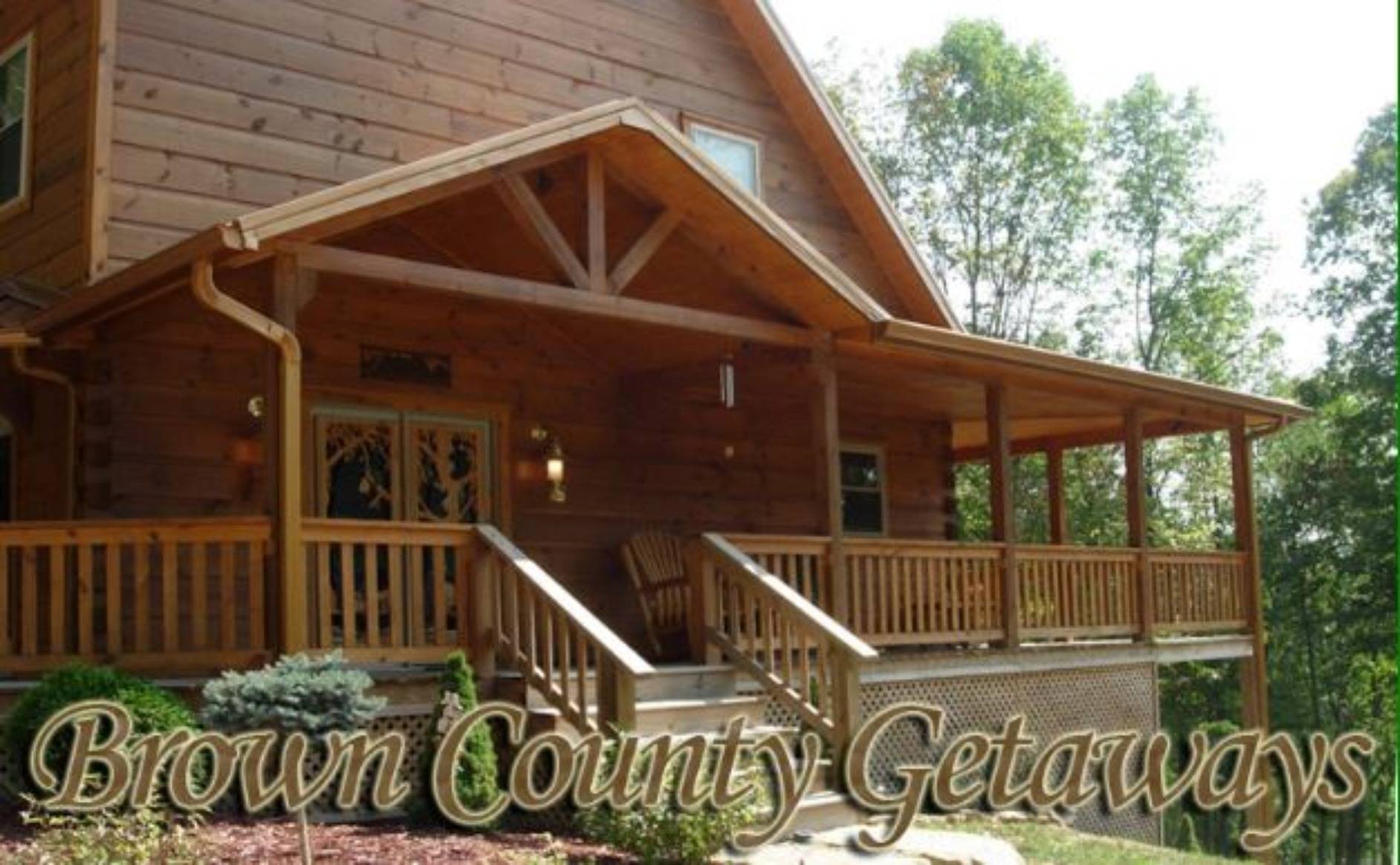 Cozy Bear Cabin Of Brown County Getaways, Nashville, Indiana Bed And ...