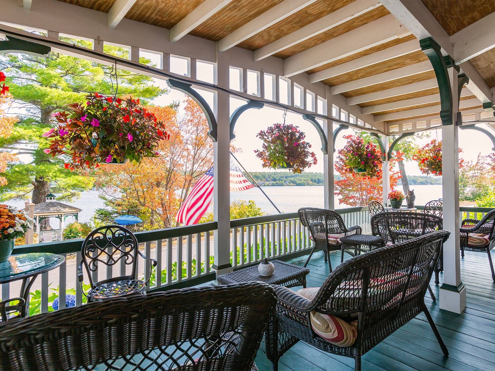 The Lake House At Ferry Point , Sanbornton, New Hampshire Bed And ...