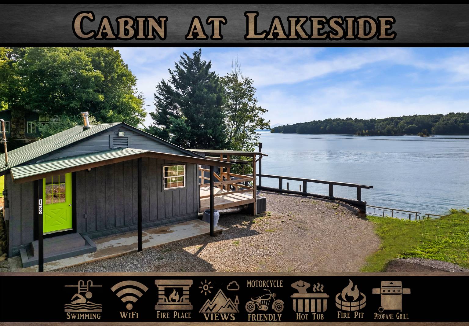 Cabin at Lakeside, Dandridge, Tennessee Bed and Breakfasts Inns