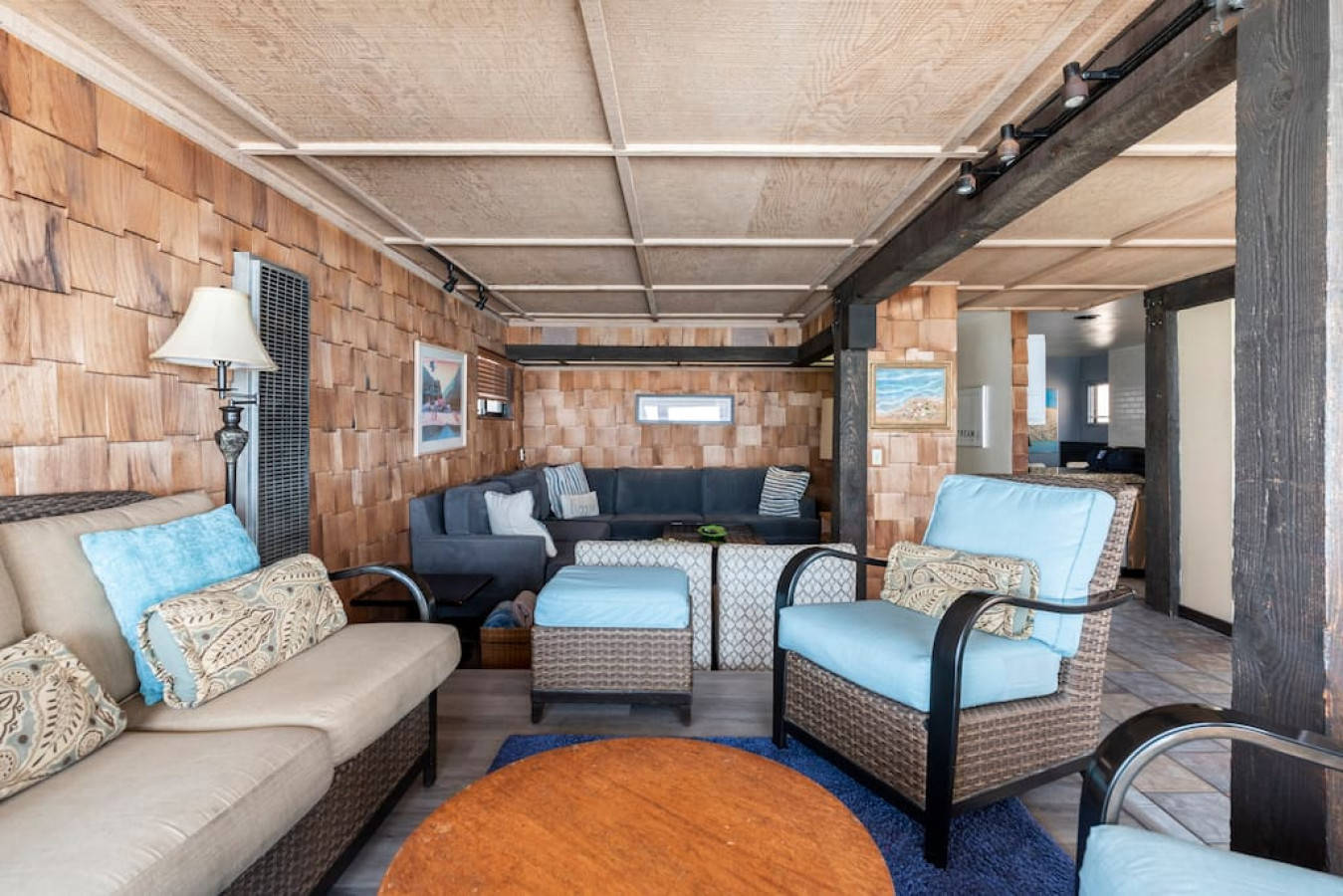 Downstairs Beach House · Dana Point Beach House Whale Rock House, Dana Point, California Bed