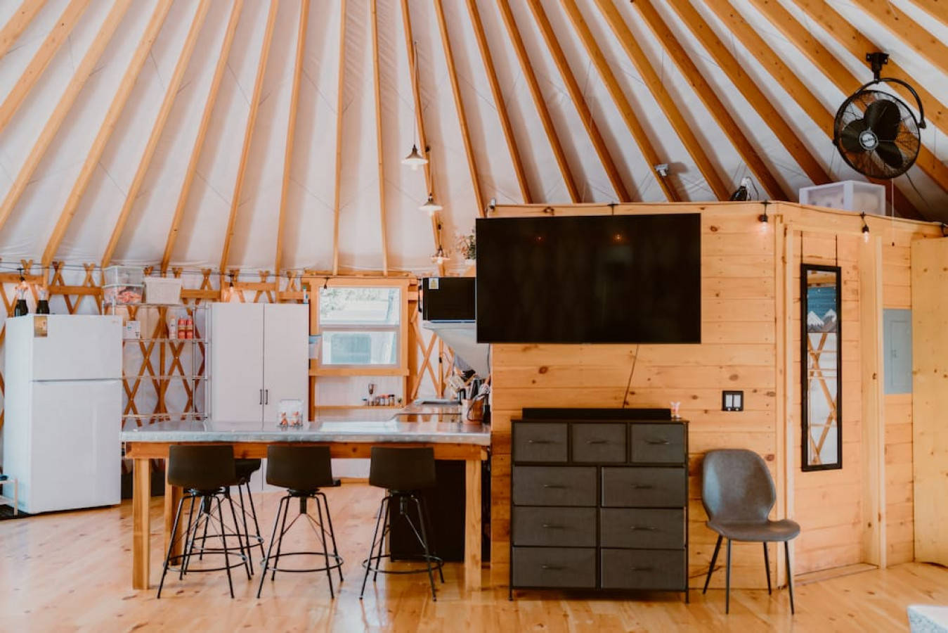 The Yurt · A Luxury Camping Experience, Tijeras, New Mexico Bed and Breakfasts Inns