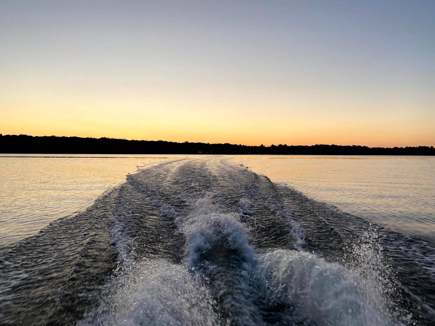 Captivating Views of Lake Chippewa from Three Level Chalet Cabin & Lake