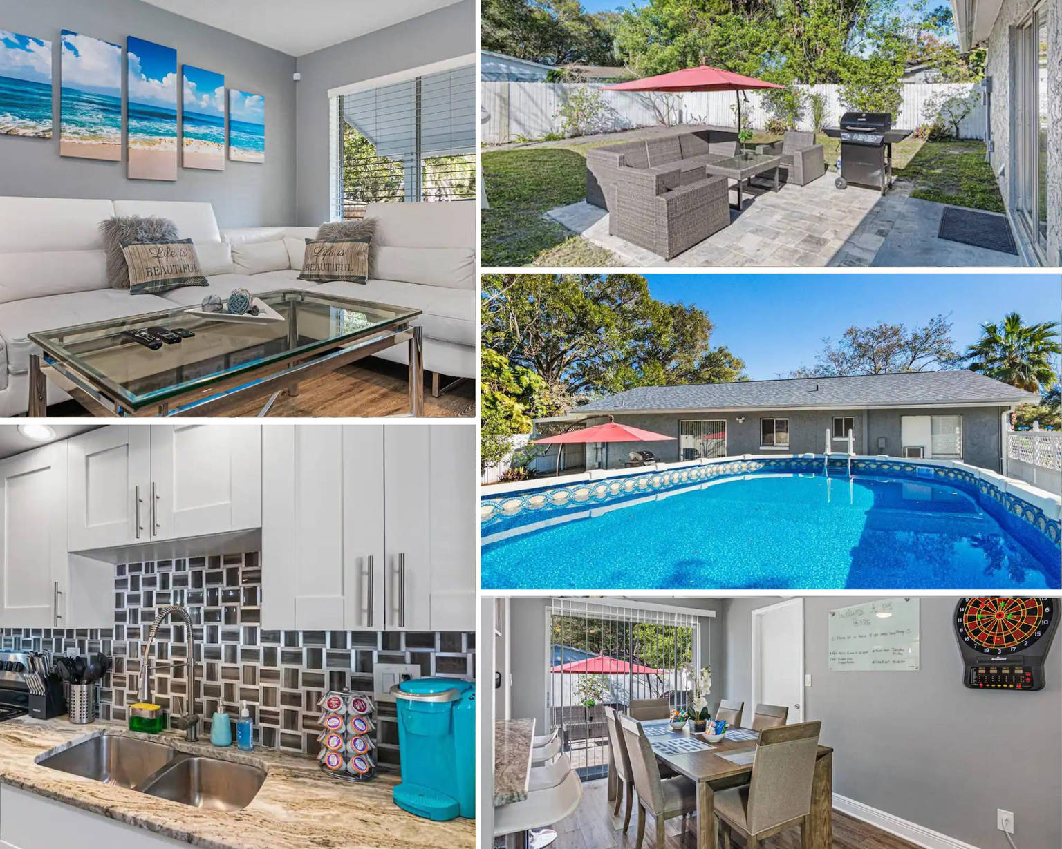 Heated Pool House Near Gulf Beaches!, Pinellas Park, FL Bed