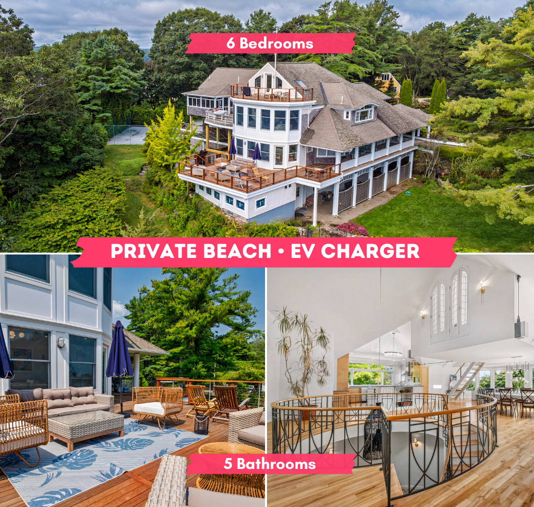 The York Estate by MyLuxVaca w/ Private Beach , Cape Neddick, ME Bed