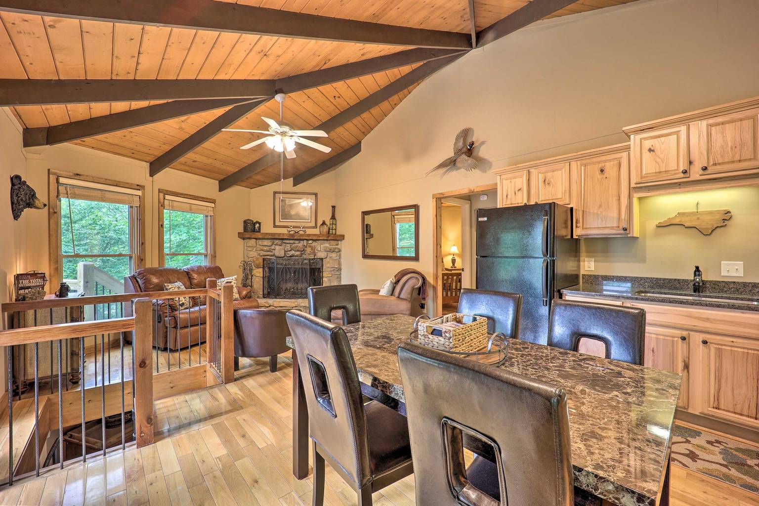 Beech Mountain Retreat w/ 2 Decks & Mountain View!, , Bed and