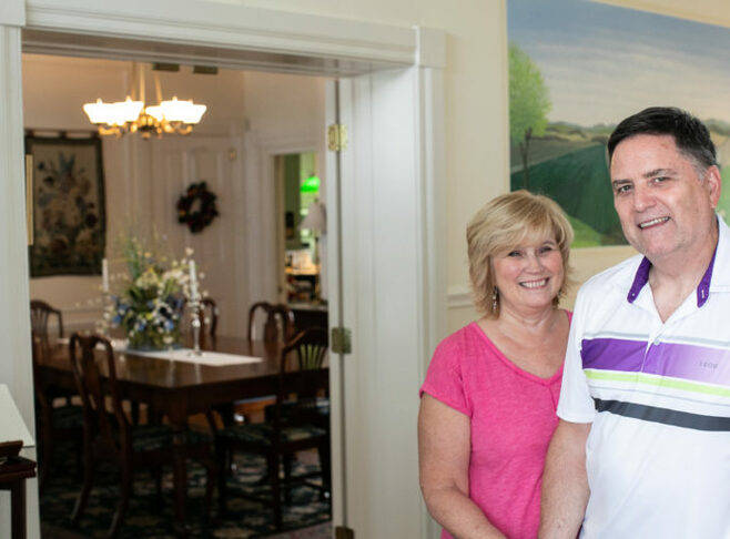 Owners, Diane and Scott Welcome You to Their Historic Restored Home